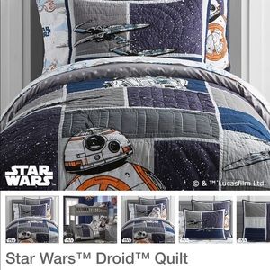 Pottery Barn Star Wars quilt shams Full/Queen